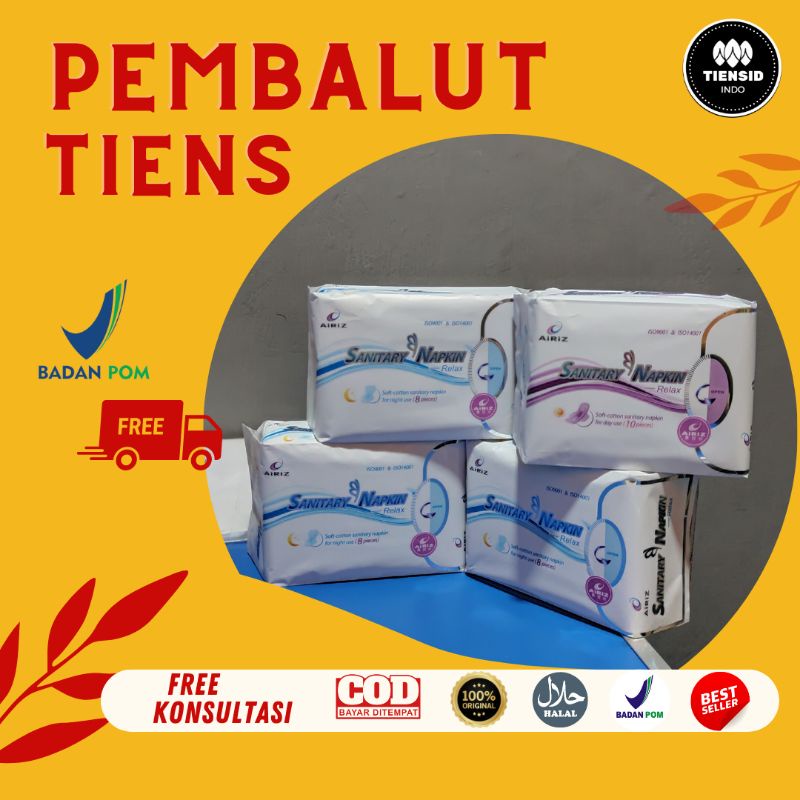 PEMBALUT DAY AIRIS / Airiz Tiens / Pembalut herbal / Pembalut airiz tiens / Pembalut Tiens