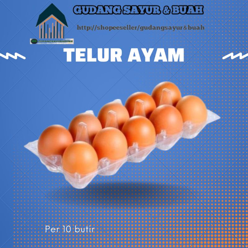 

Telur Ayam Negeri Super 10 pcs