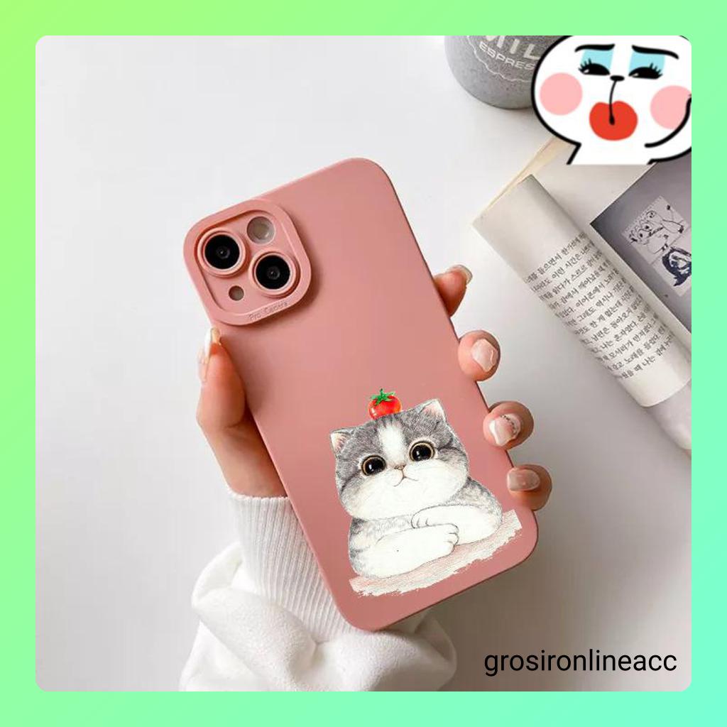 Best Casing Soft Kamera CC35 Cat for Iphone 6 6s 6g 6+ 6s+ 7 8 7+ 8+ X Xs 11 12 13 14 14+ Plus Pro Max