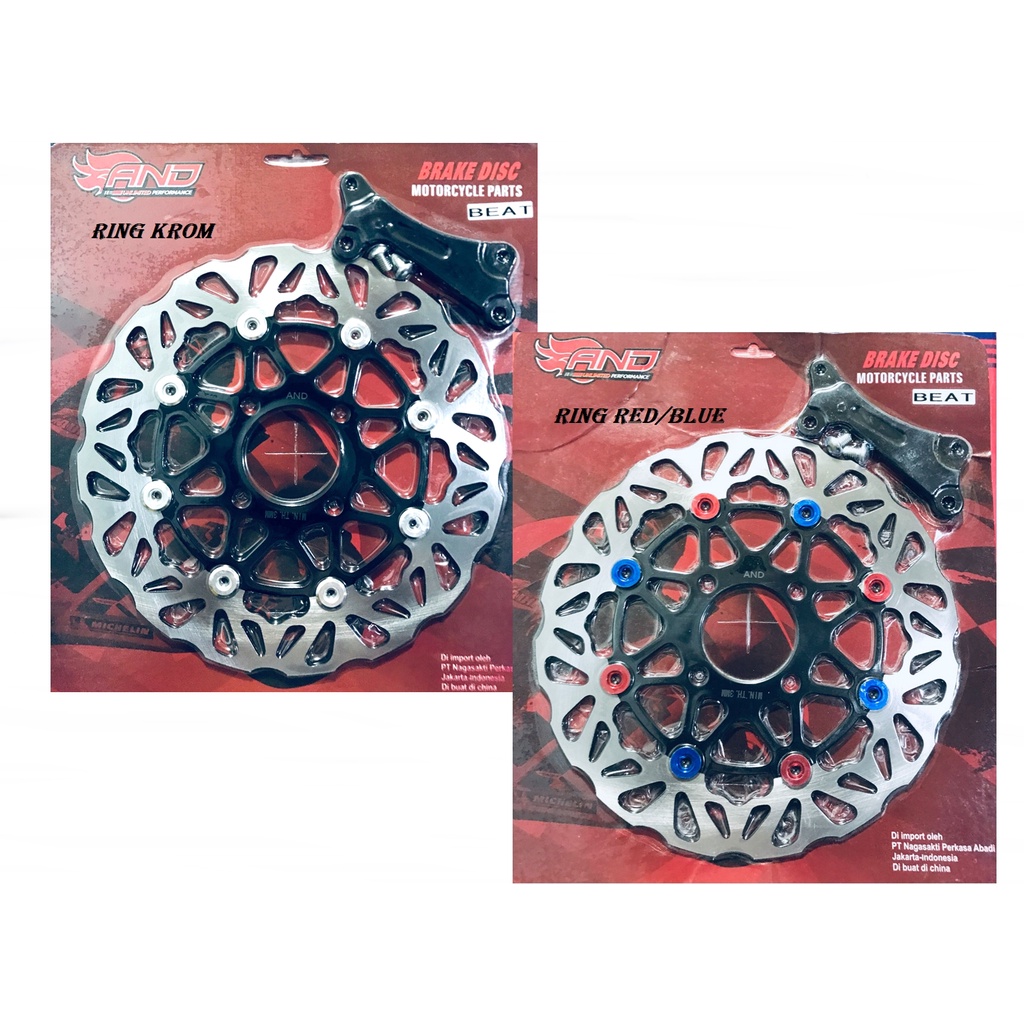 DISC BRAKE GENIO BEAT SCOOPY VARIO SPACY PSM 260mm VARIO 150 vario 125 vario 110 beat karbu beat f1 scoopy karbu scoopy f1 beat deluxe beat pop beatstreet spacy f1 260mm model psm plua breket piringan cakram depan honda matic