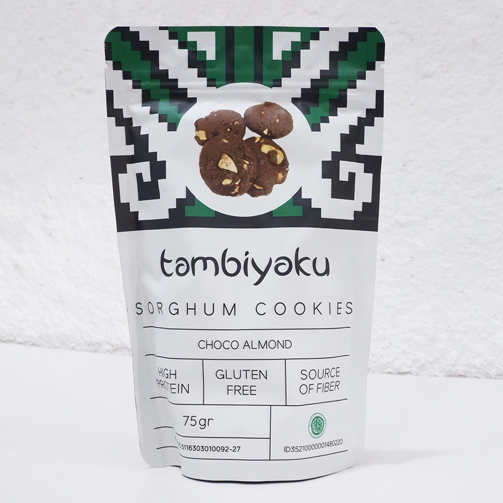 

75G Cookies Sorghum Choco Almond Gluten Free - TAMBIYAKU