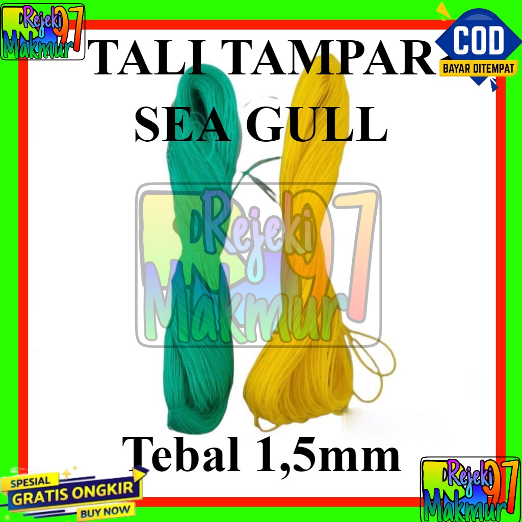 

Tali Tampar Tali Tambang 1.5mm SEA GULL Ecer