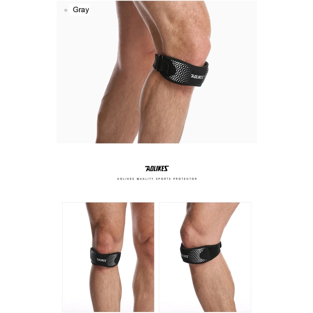 (COD) AOLIKES 7921 Knee Pad Pelindung Lutut Knee Support Dekker Deker Gym NEW
