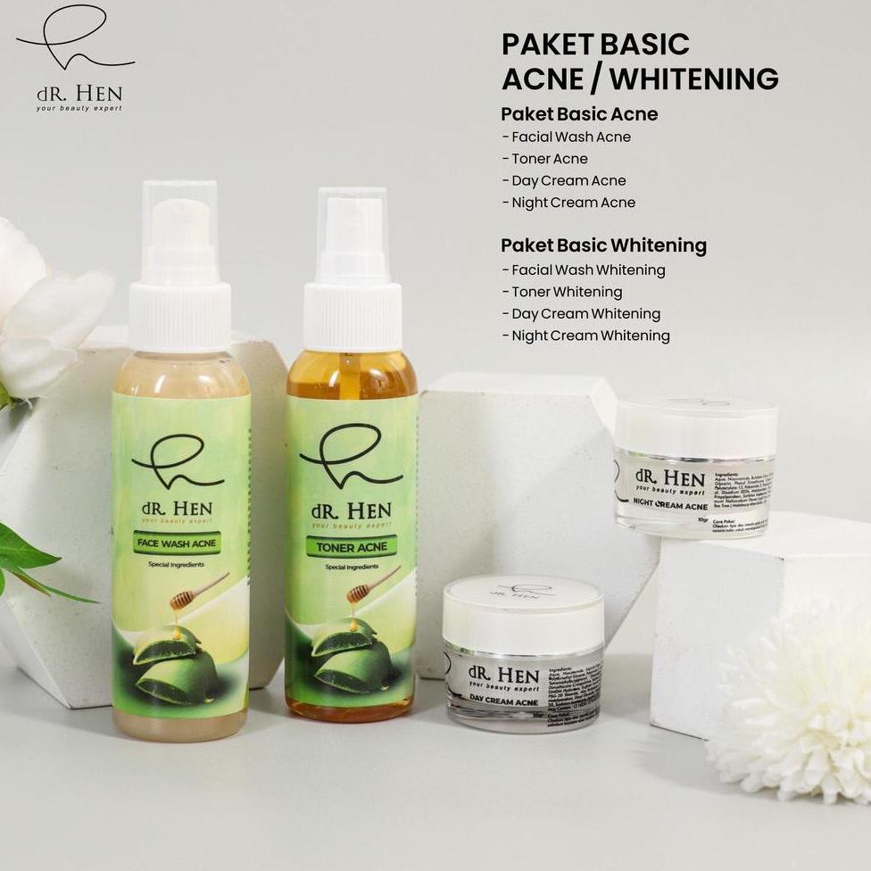 Serba Murah.. dR Hen - Paket Whitening / Paket Acne | Athena Skincare by Dr. Richard Lee Clinic Pale