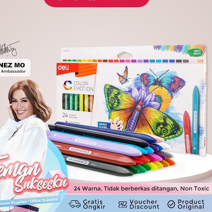 

Update Deli Krayon Sekolah 24 Warna Cerah Bentuk segitiga ergonomis tidak beracun EC20020 ✔