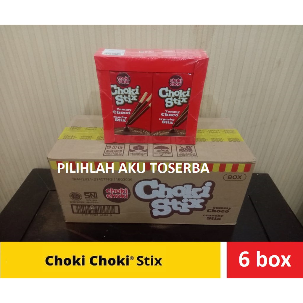 

✨NEW✨ -Choki Stix Choki Choki Stix - ( HARGA 1 DUS isi 6 box) - Stik Coklat- 1.1.23