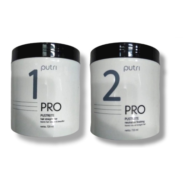 Putri Pro Pustreite 720ml Step 1 & Step 2 / Pelurus Rambut Putri