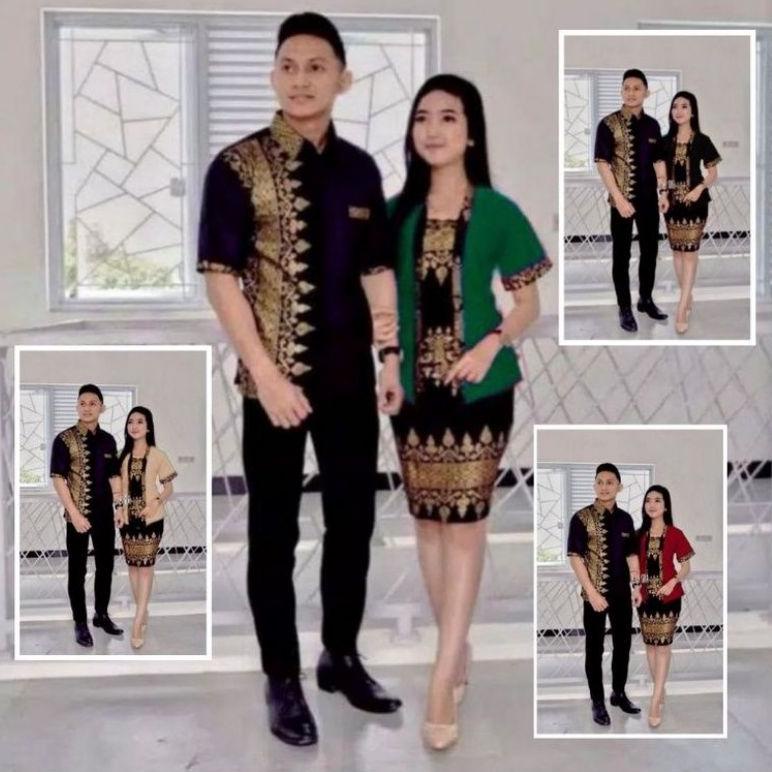 Langsung Order COUPLE BATIK NATAL / BAJU NATAL / KEBAYA NATAL / COUPLE NATAL
