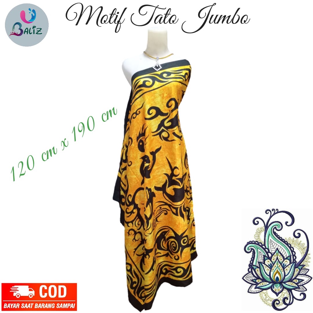 Kain Pantai Kain Bali Pantai - Kain Bali Motif Tato Baru Jumbo - Sarung Pantai SEMBILAN MODE - Sarung Bali - Kain Pantai - Kain Katun Jepang - Kain Untuk Hiasan Dinding - Kain Untuk Plafon Mobil Truk Dan Mobil 3/4 Lainnya