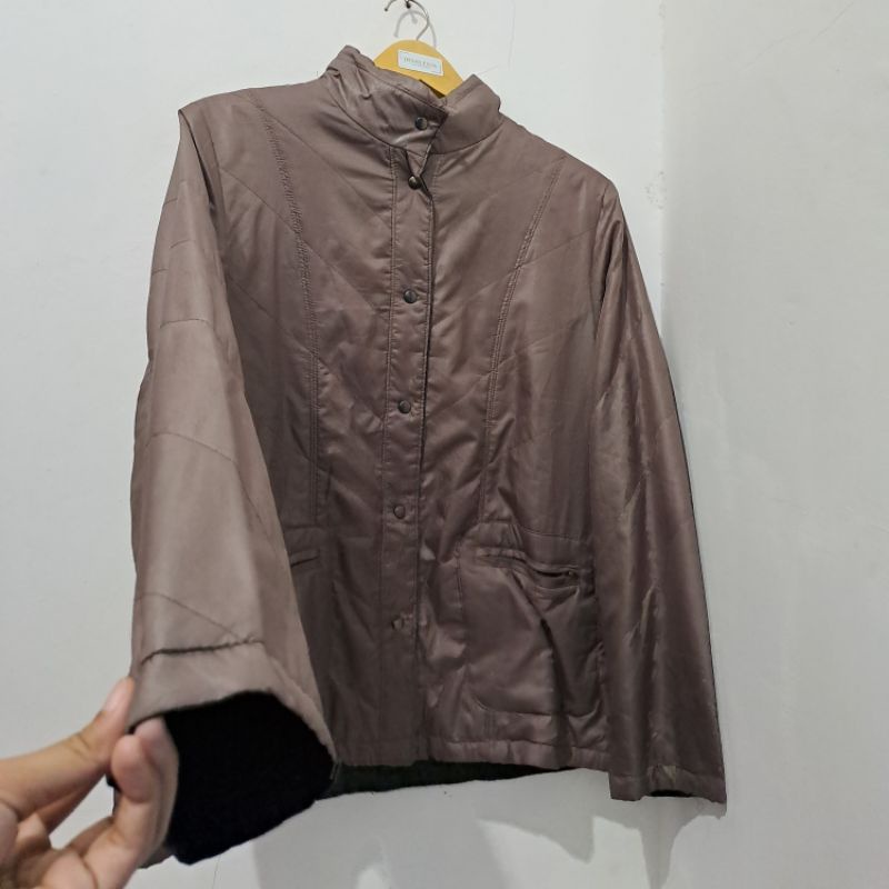Jacket Bulu Angsa Wanita Bolak-Balik Size XL