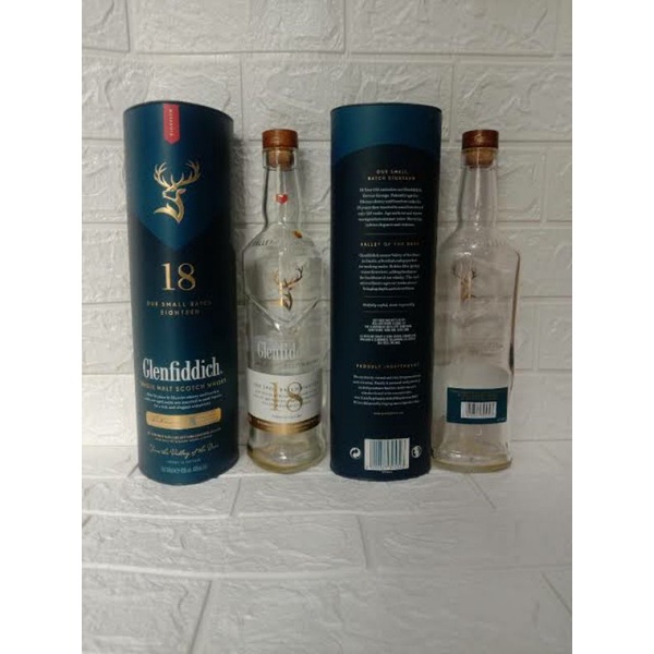botol minuman keras miras glenfidich 18 import premium