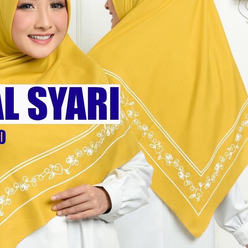 ☪ HIJAB VOAL SYARI / KERUDUNG SEGI EMPAT SYARI / JILBAB SEGI 4 SYARI MOTIF/KERUDUNG SYARI ♙