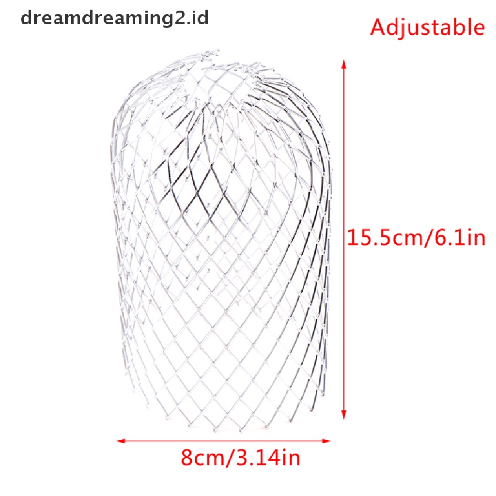 (dream) Saringan Pengaman Talang Atap Expand Aluminium Filter Strainer Stop Penutup Jaring Saluran Air.