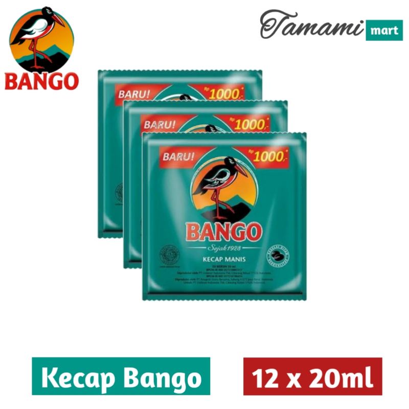 

Kecap bango 20ml isi 12 sachet kecap kemasan renteng