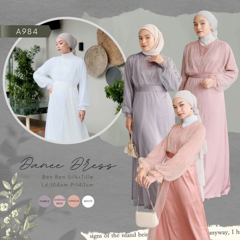 DANEE DRESS / DRESS PESTA / DRESS KONDANGAN / DRESS SERAGAMAN / BUSUI FRIENDLY / COCOK UNTUK MATERNITY