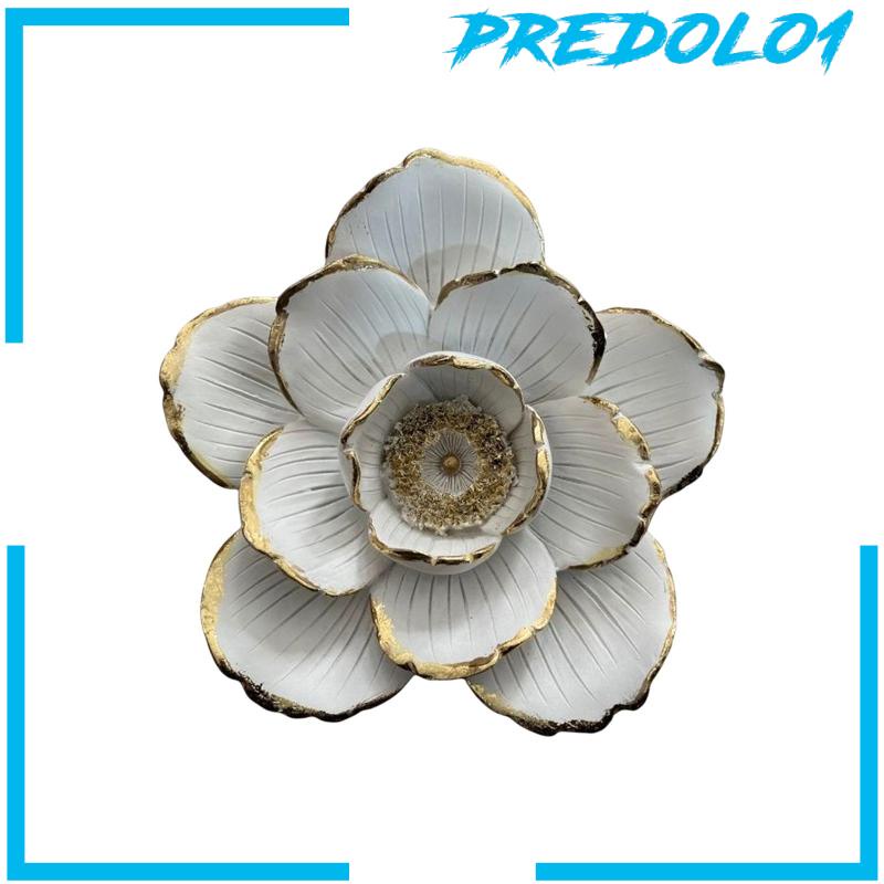 [Predolo1] 3d Flowers Decor Bunga Hiasan Dinding Wall Art Patung Untuk Rumah Restoran