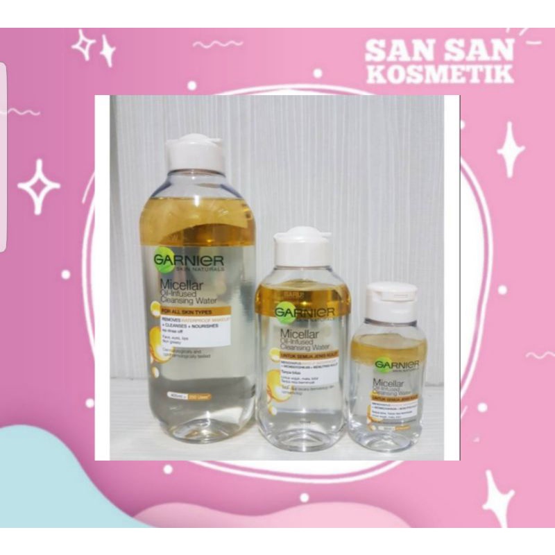 GARNIER MICELLAR OIL-INFUSED CLEANSING WATER