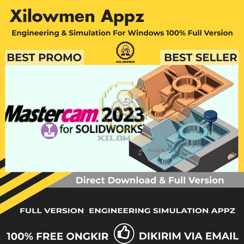 [Full Version] Mastercam 2023 v Pro Engineering Software Lifetime Win OS