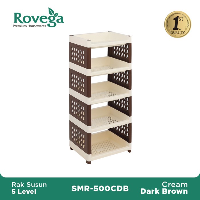 Best Seller Rovega Supra Rak Susun 5 Tingkat Tanpa Roda Premium Smr500Cdb