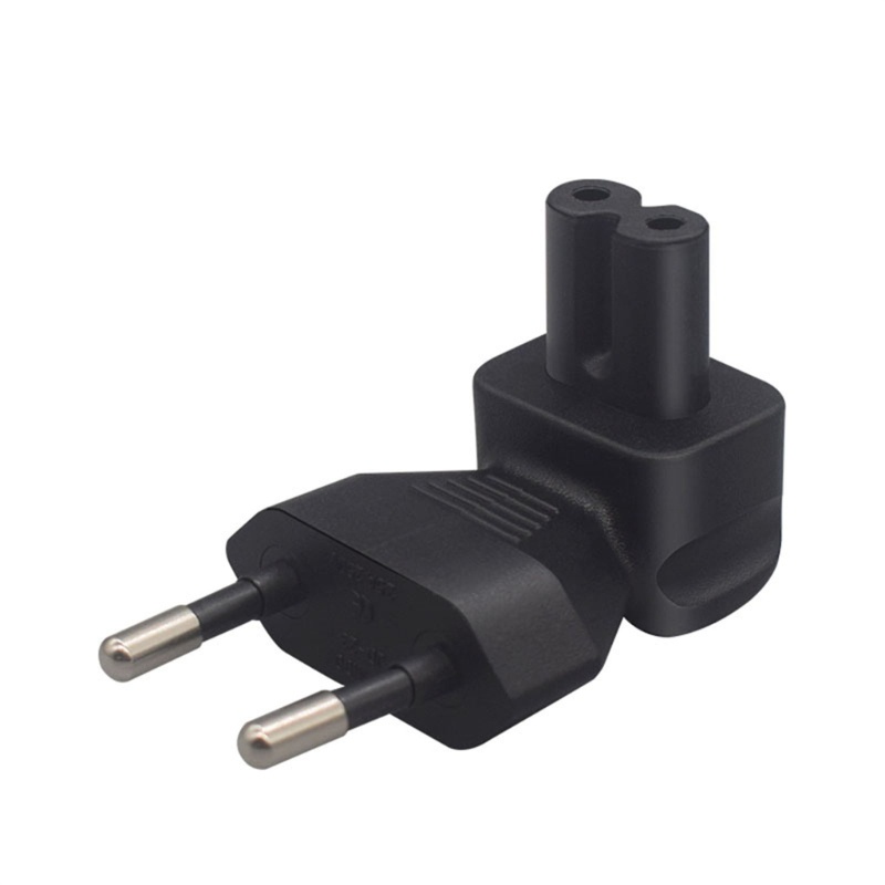 Zzz Right Angle Adapter EU TO C5/Adaptor Kabel Listrik EU TO C7 Standar Eropa