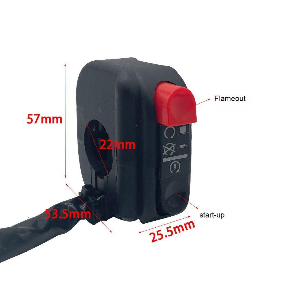 POPULAR Saklar Stang Motor Aksesoris Bermanfaat Universal Start Stop Indikator Lampu Indikator Switch