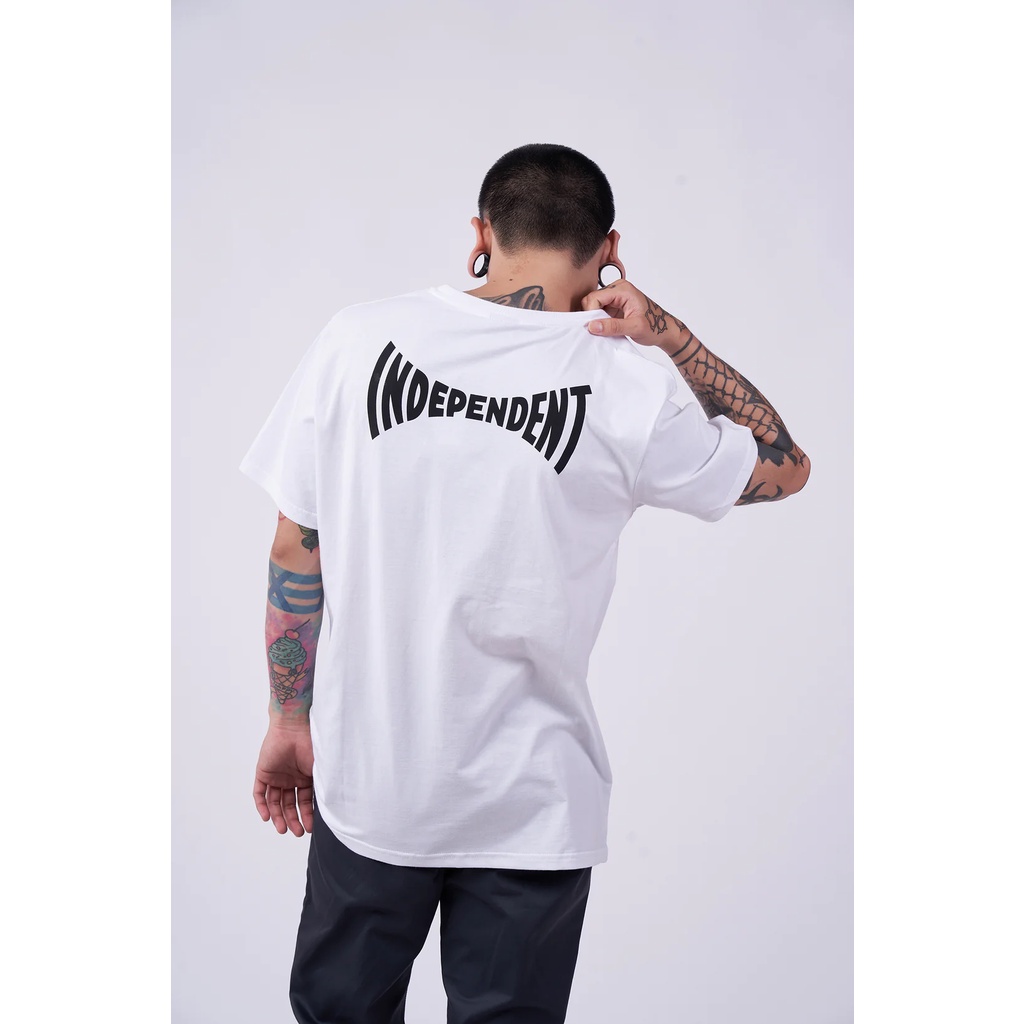 Independent Span White Tee