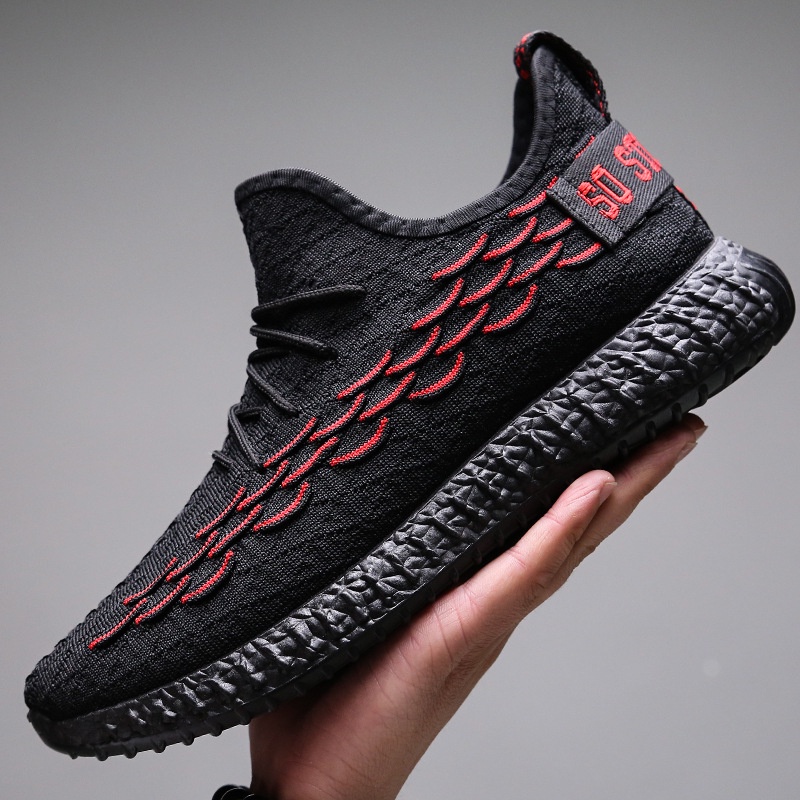 SALE 114744 Sepatu Pria Sneakers Import Termurah Sport Korean Style Trendy Men's Casual Woven Shoes Bertali Nyaman Dipakai