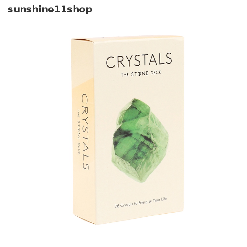 Sho Crystals tarot Cards Oracle Cards tarot Deck and Card Game high quality Kabbalis Board Game Ramalan Nasib Hiburan Pesta N