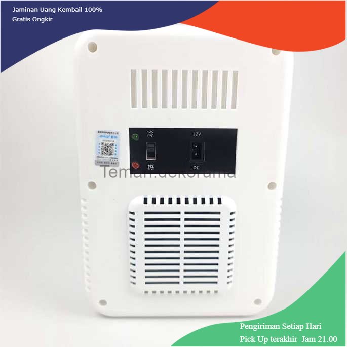 TD - GLS AMOI Kulkas Mini Mobil 2in1 Cooler Warmer 8L - HD-8L