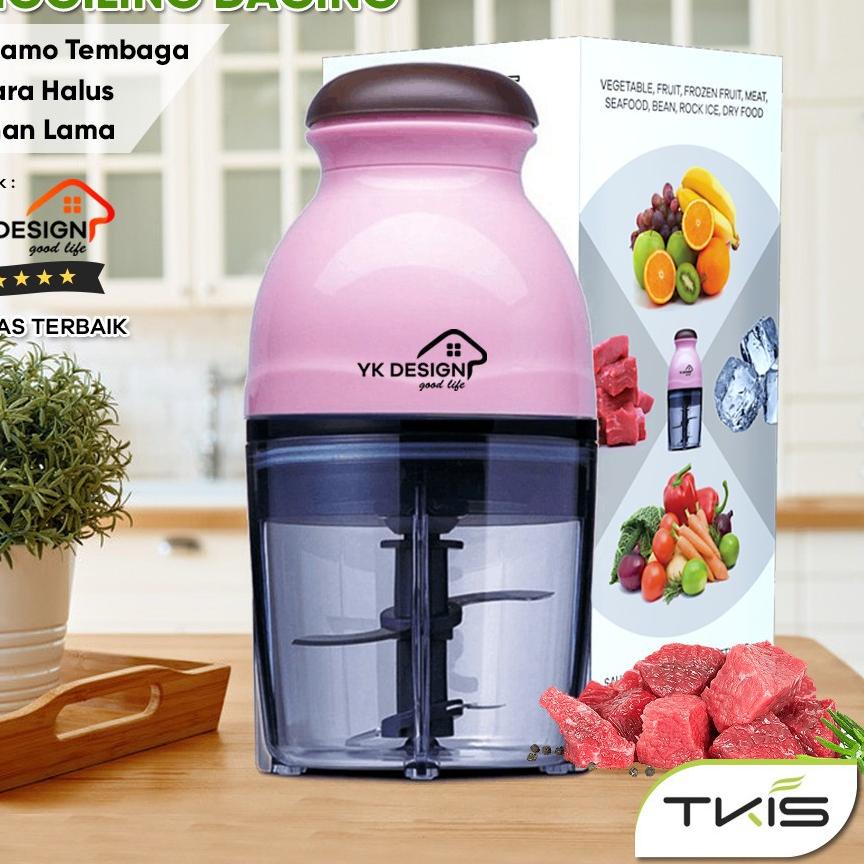 ✵ Blender / Penggiling Daging kapsul MINI Mesin Penggiling Pencacah Daging Sayur Buah YK DESIGN YK-1
