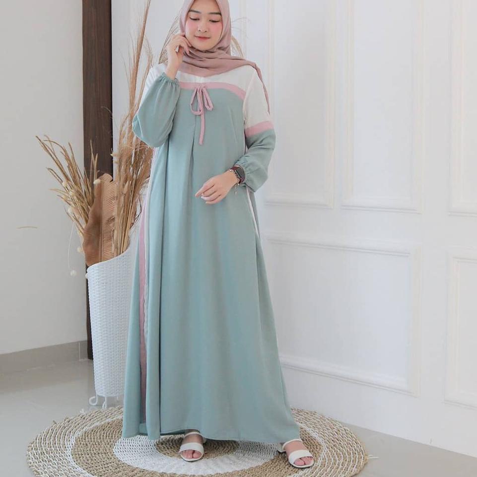 12.12 BRANDS FESTIVAL Maena Gamis Wanita Terbaru Grosironlinemurah / Gamis Dewasa Busui / Gamis Rema