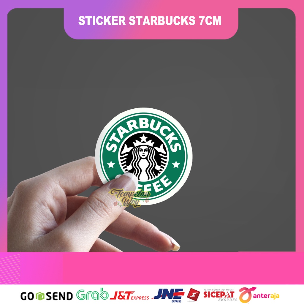 

Sticker stiker logo starbucks anti air sticker tempel vinyl