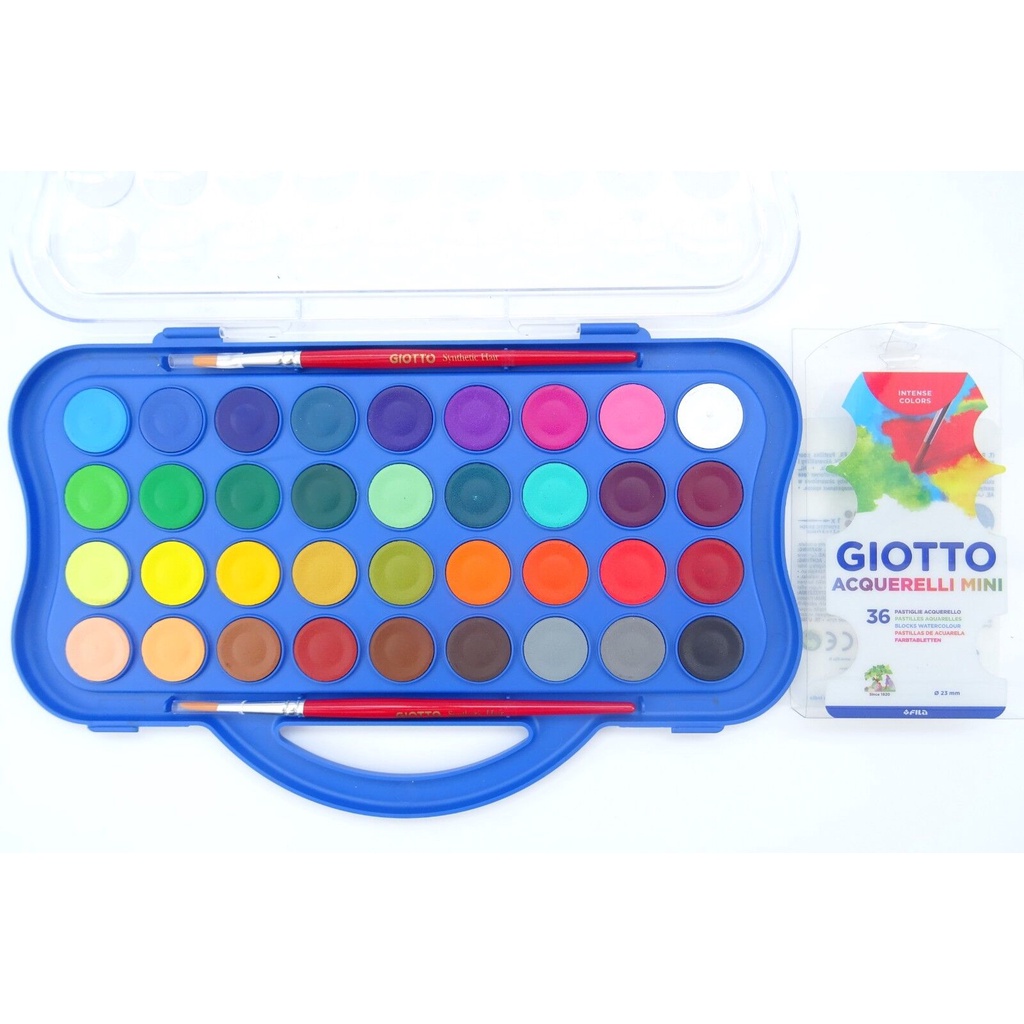 Giotto Watercolour Acquarelli Mini Set 36