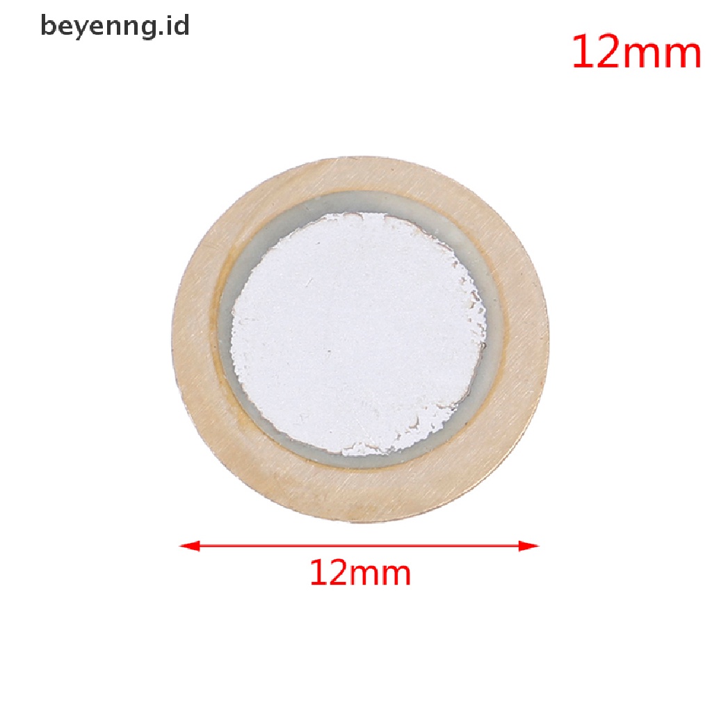 Beyen 10Pcs 12-50mm piezo elements sounder sensor pad Pemicu Bulat drum disc Tembaga ID