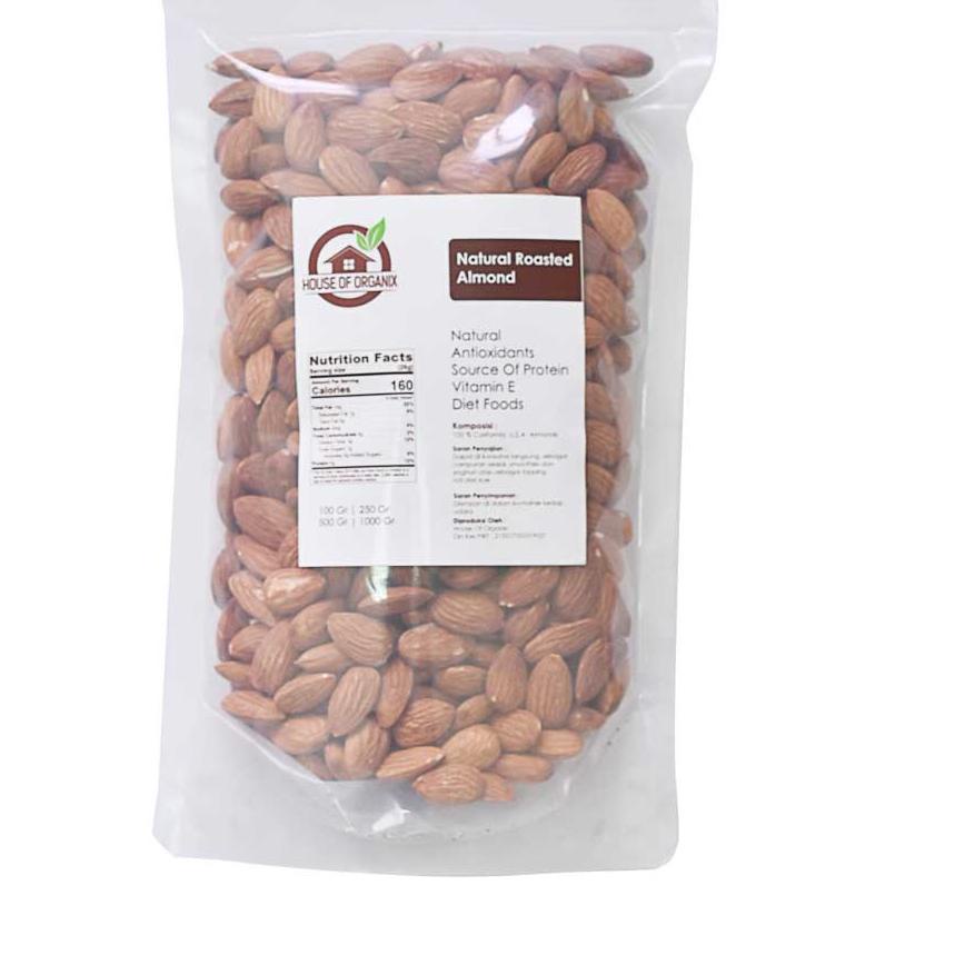 

Import ✨Terbaik✨ Natural Roasted Almond (Panggang) 500 Gr murah