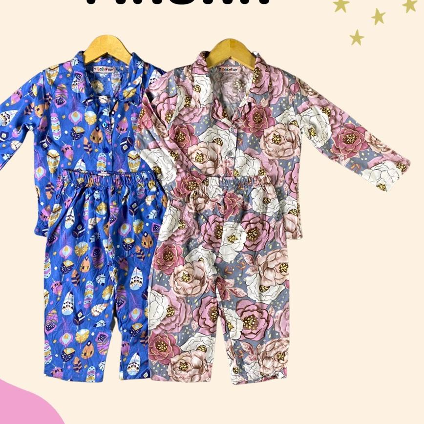 ❇ 1-4TH PIYAMA ANAK PEREMPUAN MASHA SETELAN ANAK PEREMPUAN ONE SET ANAK RAYON by BOBO KIDS ◄