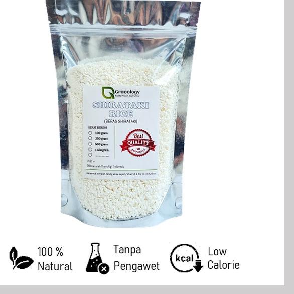 

✾ Beras Shirataki Konyaku Kualitas Premium (500 gram) by Granology ♦