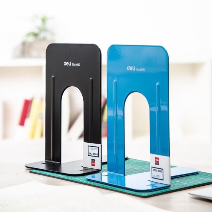

Deli E9262 Book End/Penahan Buku-Metal Book End 190Mm 059