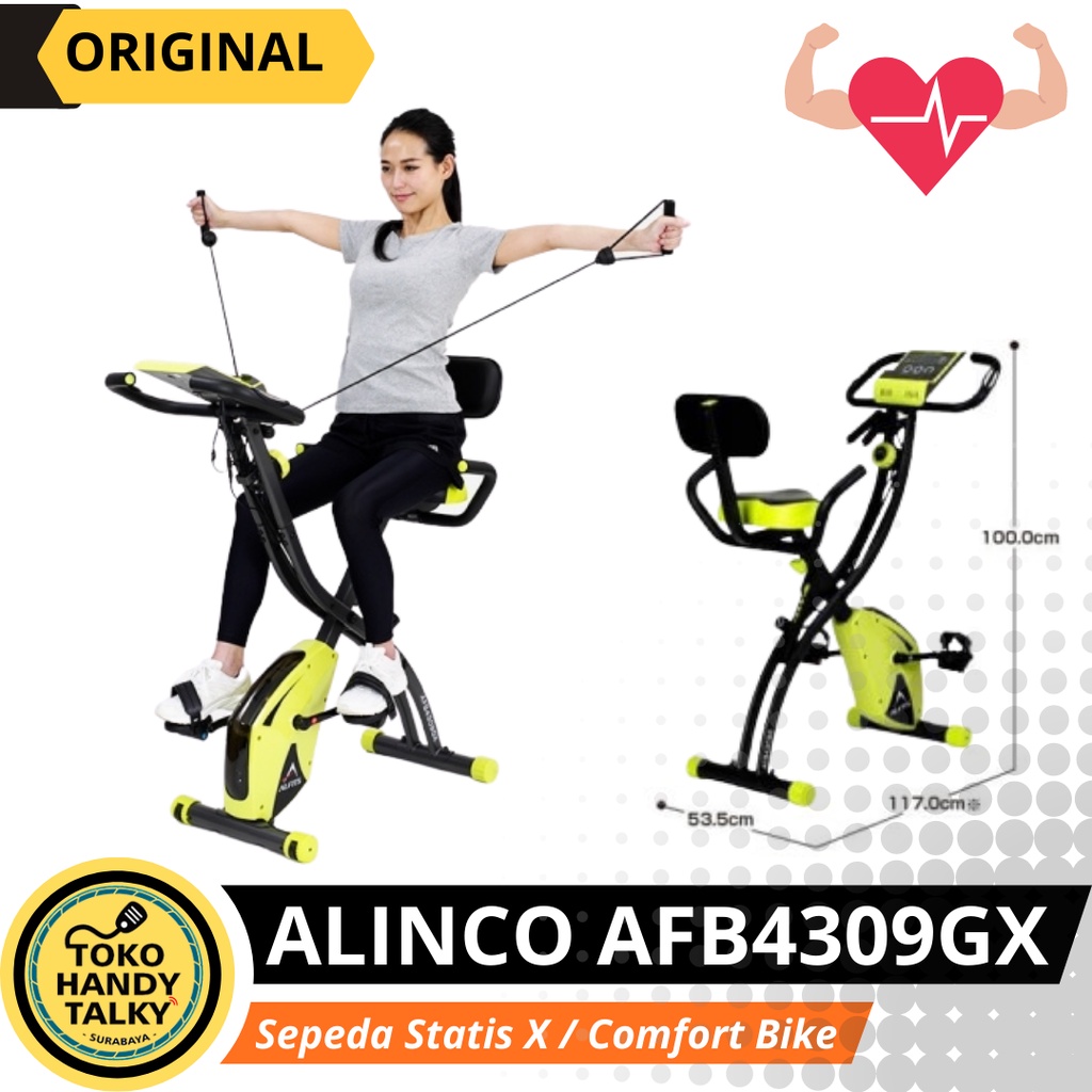 Sepeda Fitness Sepeda Statis X / Comfort Bike Alinco Fitness AFB4309GX Original