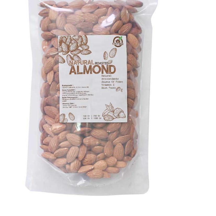 

♣ Natural Roasted Almond (Panggang) 250 Gr ♟