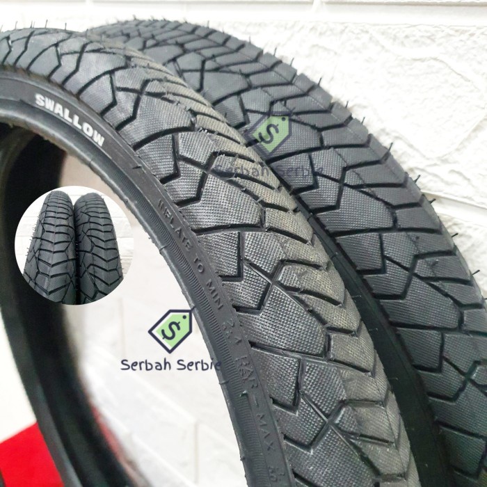 Ban Ban Luar Sepeda 20X1.95 Swallow 20 X 195 1.95 Deli Tire 20X195 Bmx
