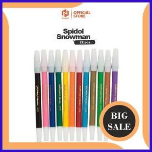 

limited stock Spidol Warna 1 Pack Snowman Marker PW12A 12 Warna 1F3BZ3