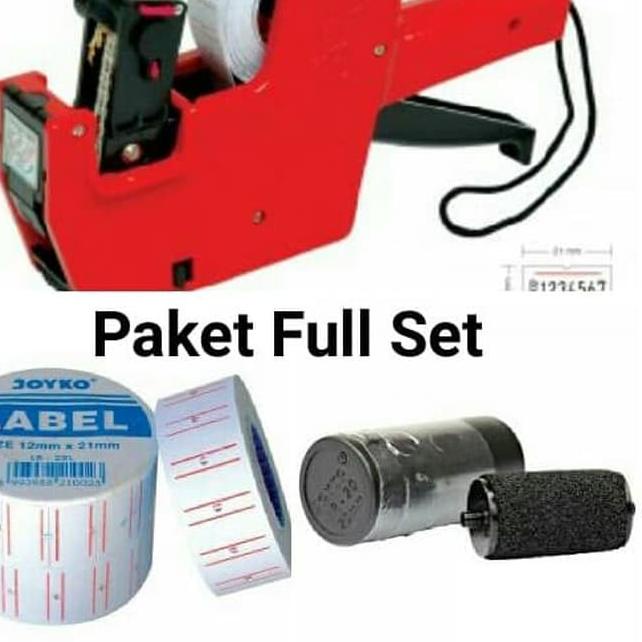 

MALL label harga joyko MX 5500 M / alat label harga 1 baris / price labeller ( paket full set ) !!!