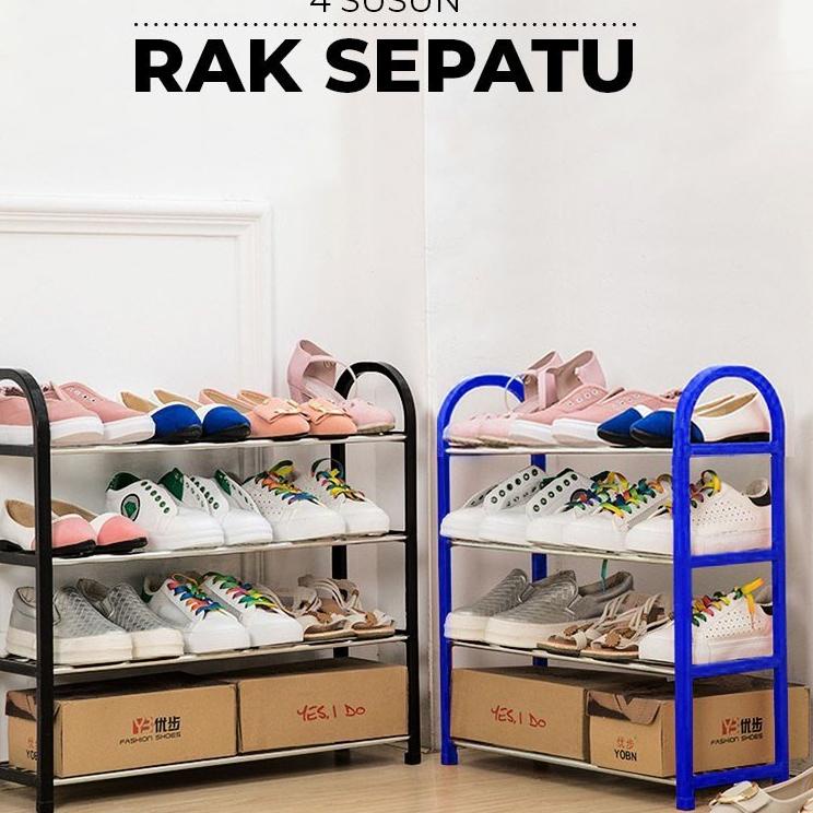 ❆ [PROMO] RAK SEPATU STAINLESS / Rak Sepatu Kuat Anti Karat ➷