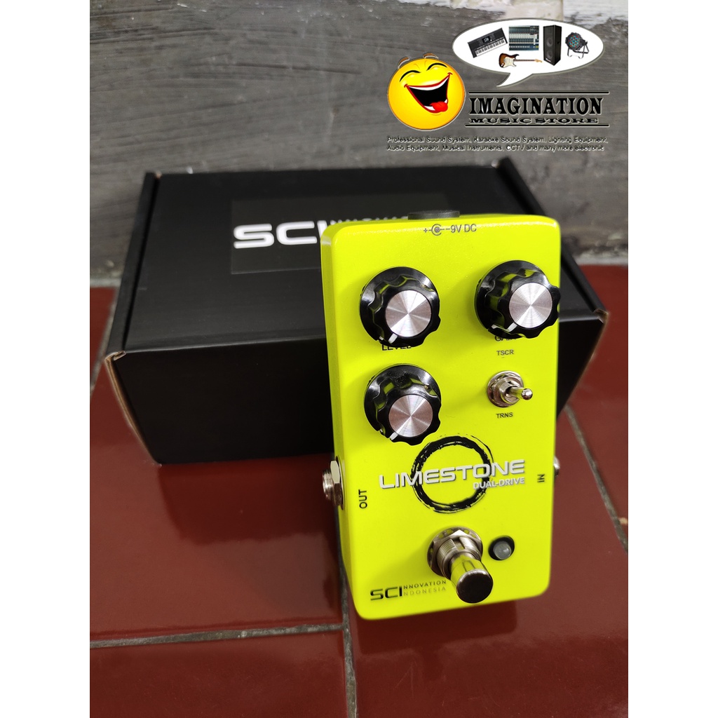 SCI Pedals Limestone V1 Dual Drive Effect Pedal