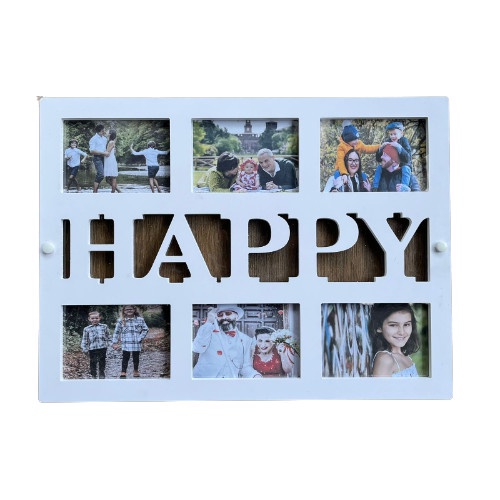 Mega_1688 Bingkai foto dinding / Frame Foto minimalis 6 slot foto MG1023