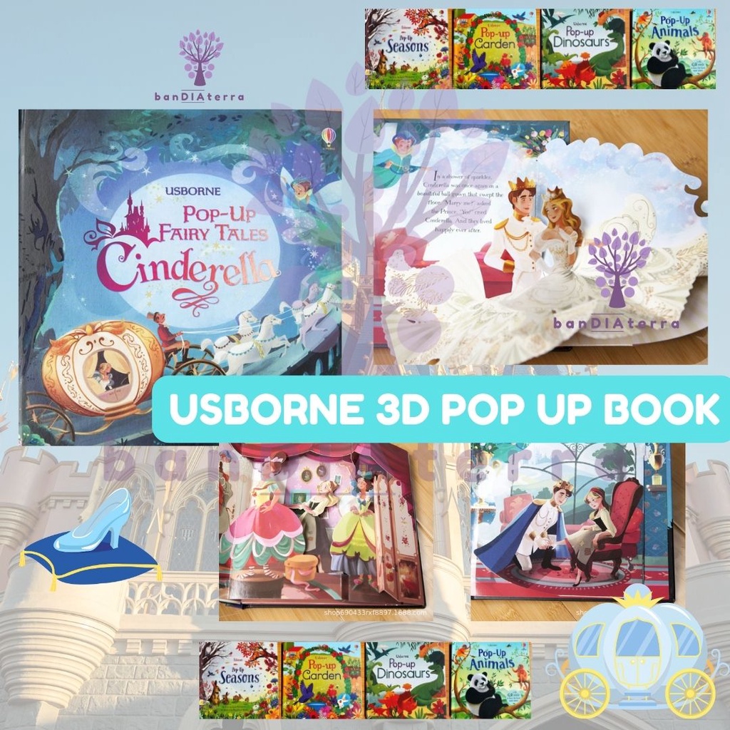 

Bandiaterra Usborne 3D Pop Up Activity Book / Buku Poup Up 3 Dimensi Anak