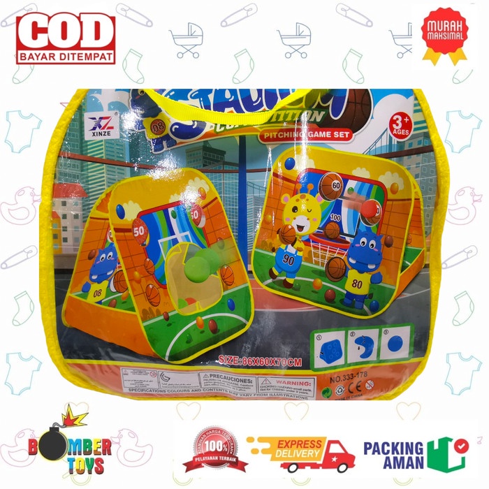 MAINAN ANAK TENDA MANDI BOLA OUTDOOR INDOOR HAPPY TENT KADO KELUARGA