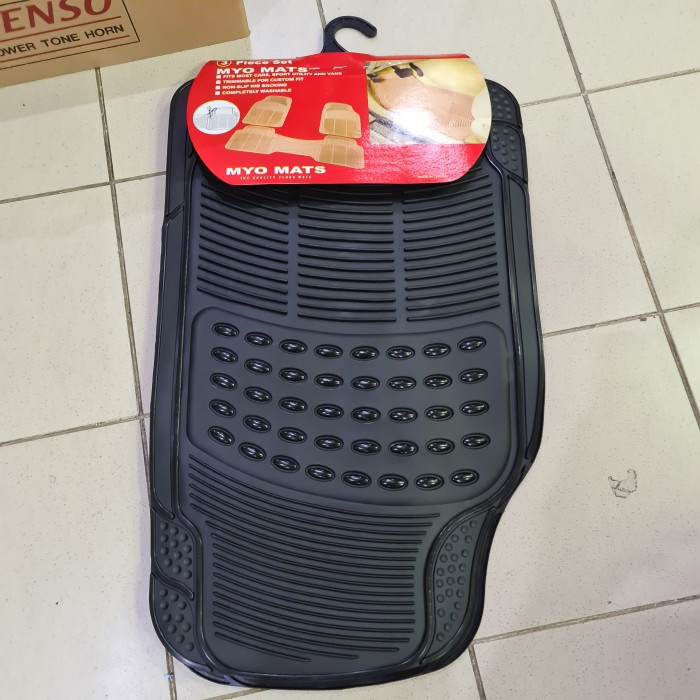 honda brio new brio 2017 karpet karet mobil 3 pcs nyambung