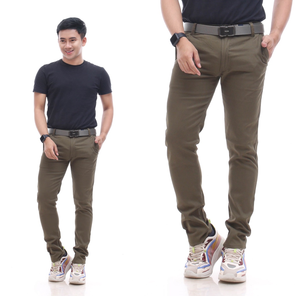 CELANA CINO Panjang Pria Slimfit